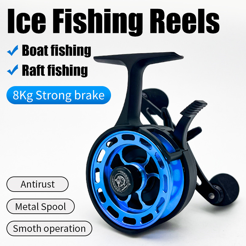 wildwolf ice fishing reel,metal spool