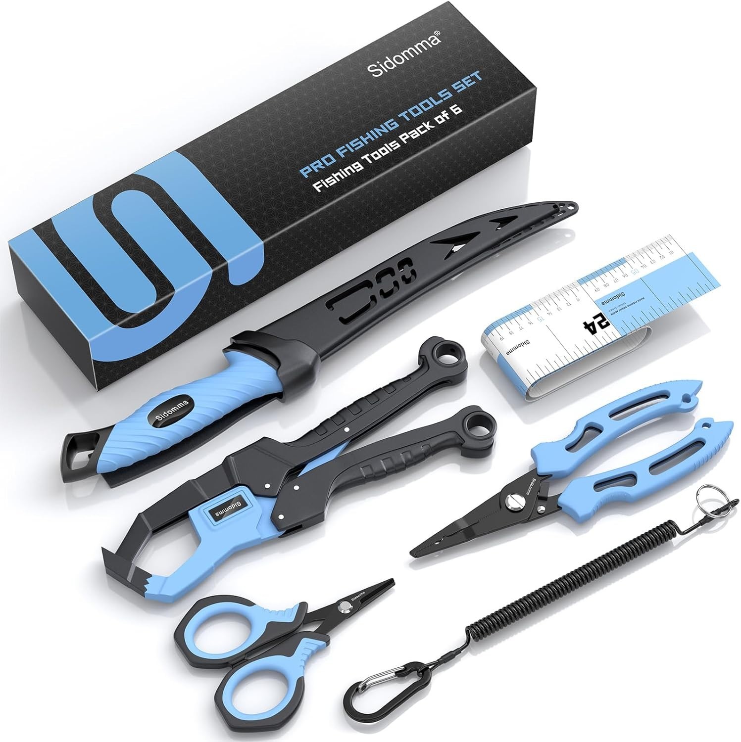 Complete Fishing Tool Set: Includes Fillet Knife, Pliers & More – Perfect Gift