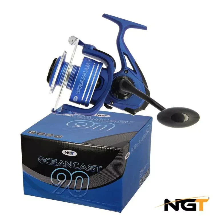 NGT Oceancast 90 – 5+1BB Surf Reel with Aluminium Spool Sea Fishing Reel