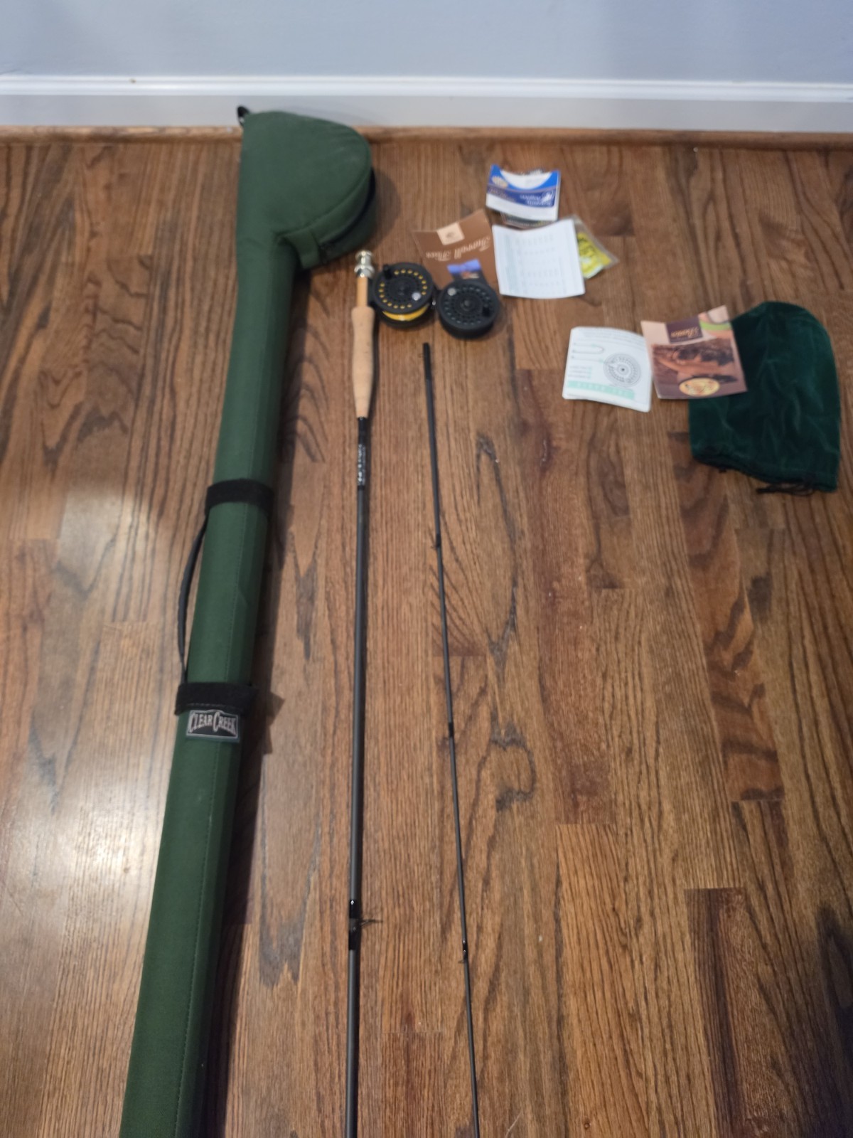 Breton’s Custom Rod w/ Scientific Anglers Concept 1 35 Fly fishing Reel & Reel