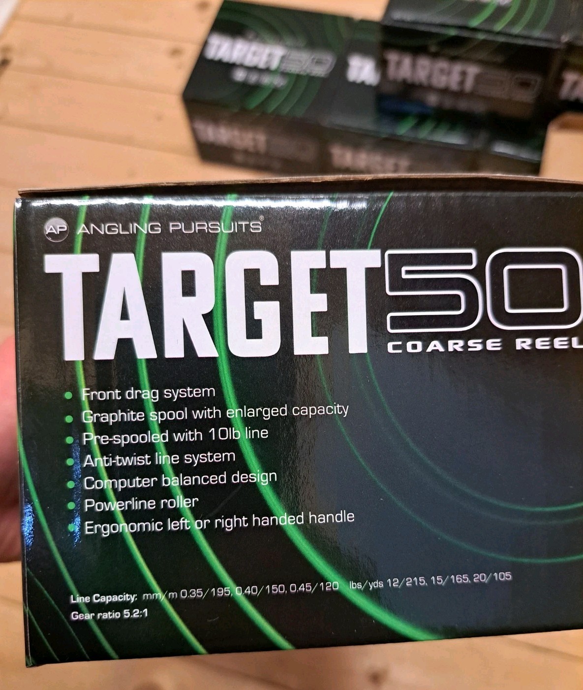 €17.99 / Piece – NGT Target 50 Fishing Reel(s) Allround Reel(s) + Line NEW Original Packaging