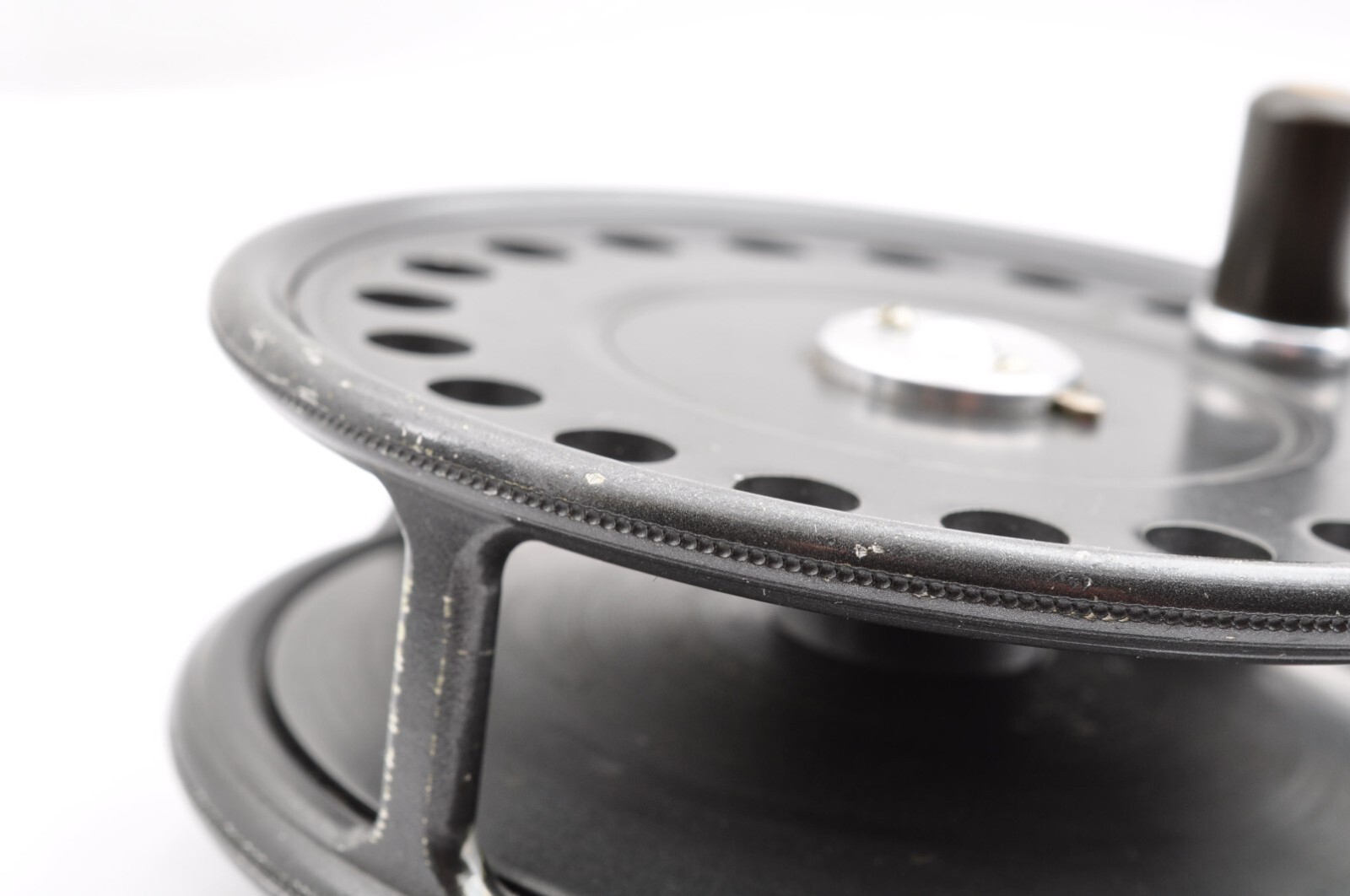 Hardy Bros. LTD „The St Jhon“ 3-7/8 Gray Box Bag Used Fly Reel Fishing Japan