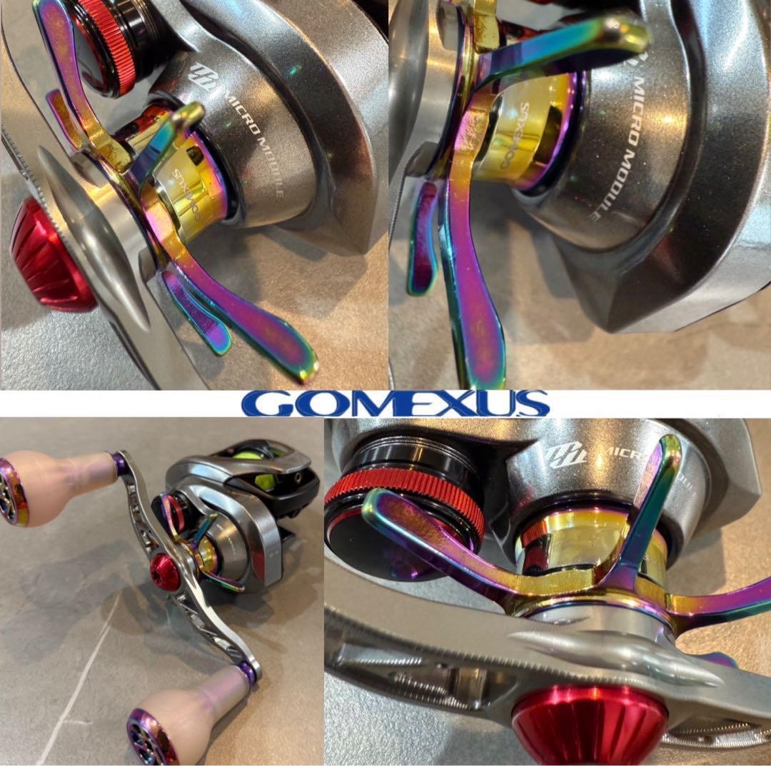 Gomexus Star Drag Reel Part for Shimano Purple Aluminum 61mm 21mm Used