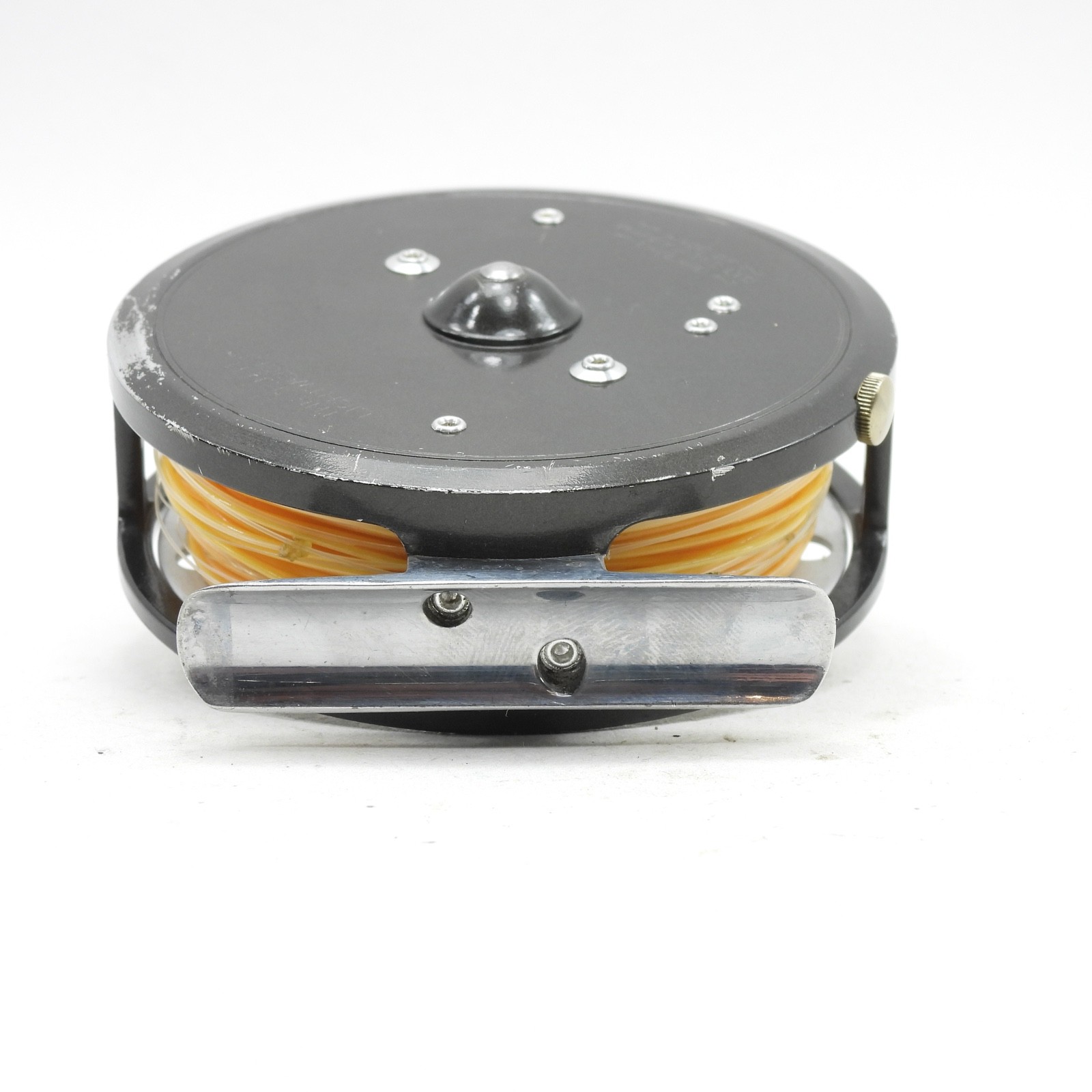 Hardy L.R.H Lightweight Fly Reel. Made in England. Two-Screw Guard.