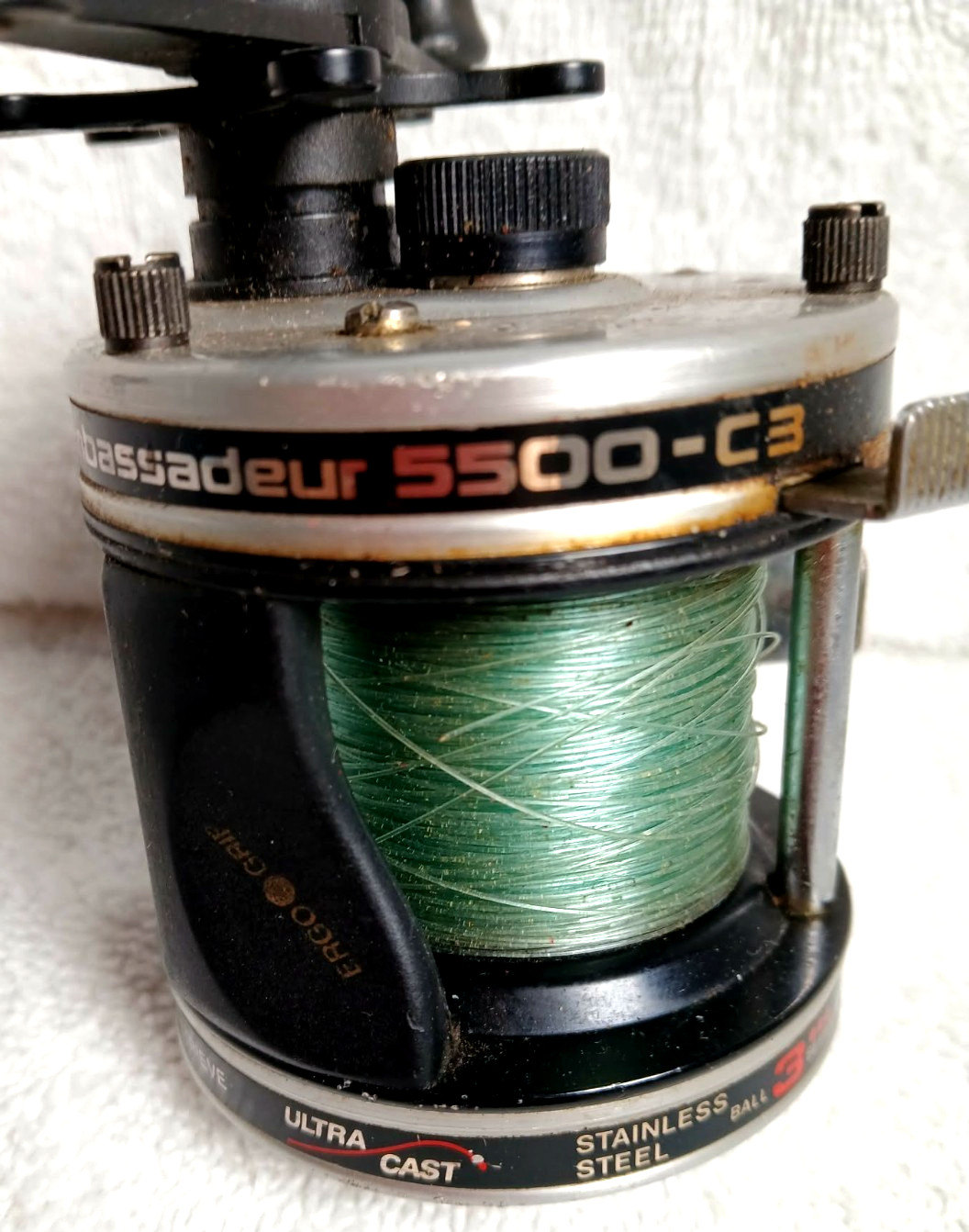 Abu Garcia Ambassadeur 5500-C3 Fishing Reel. Made in Sweden.