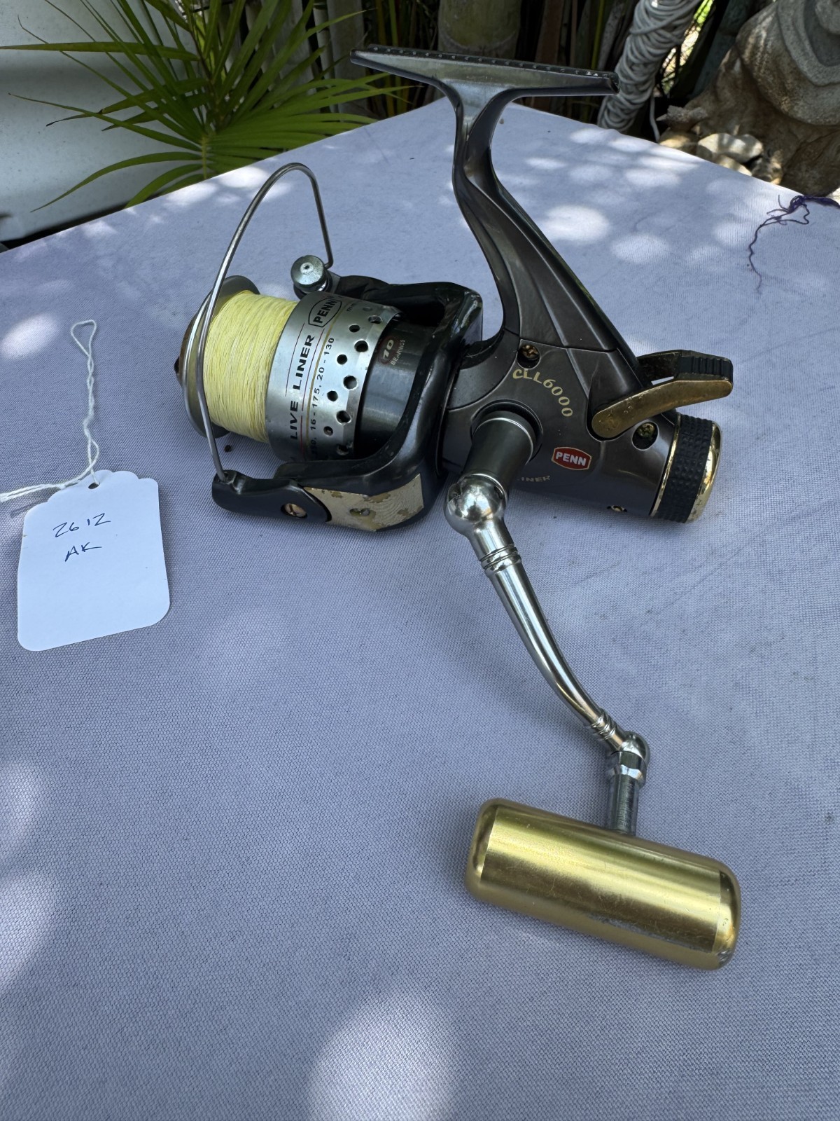 PENN Live Liner CLL6000 6000 Spinning Reel Front Drag Black/Gold