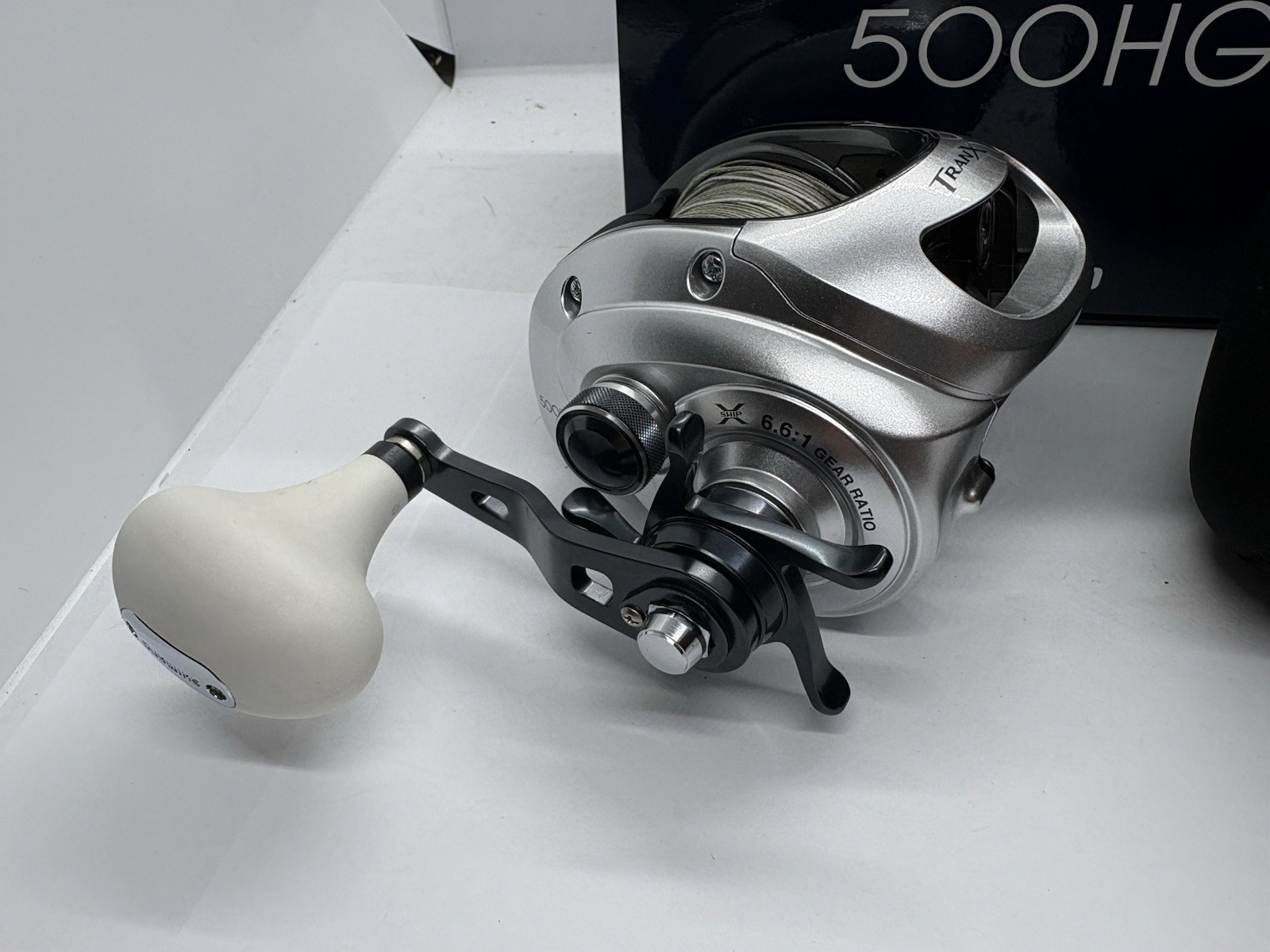 Shimano Tranx 500HG Saltwater Baitcasting Reel Right Hand Big Game Silver Power