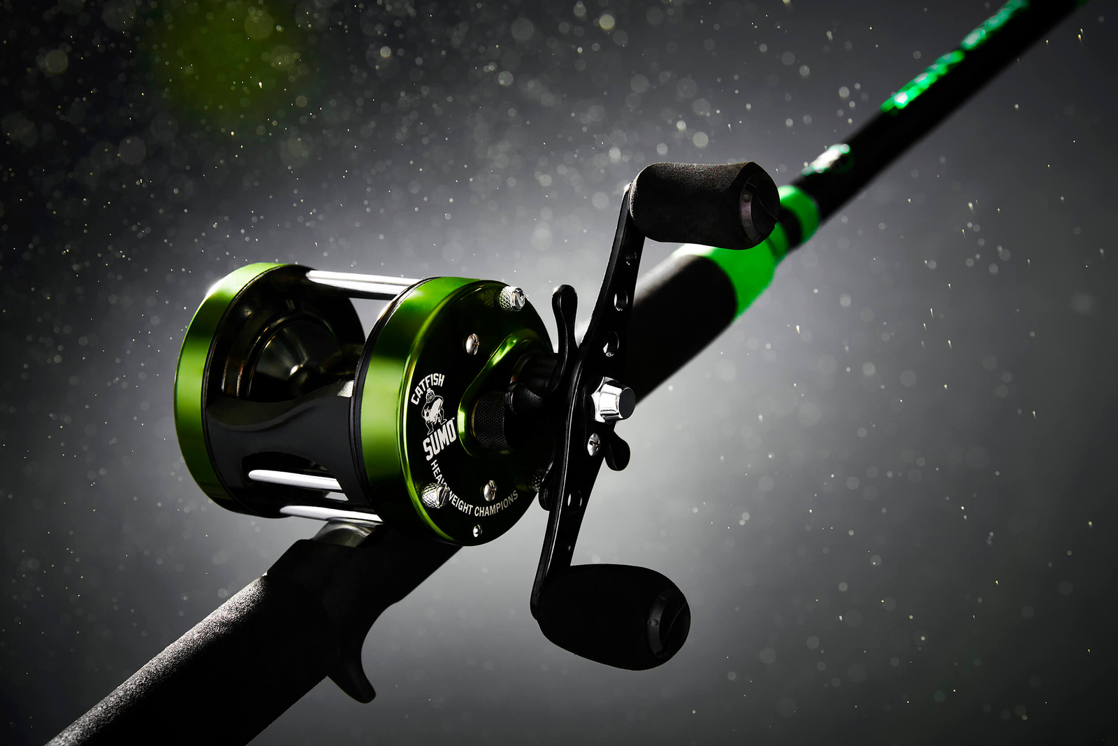 Catfish Sumo Heavyweight Championship Reel, Brass Gears, Lifetime Warranty