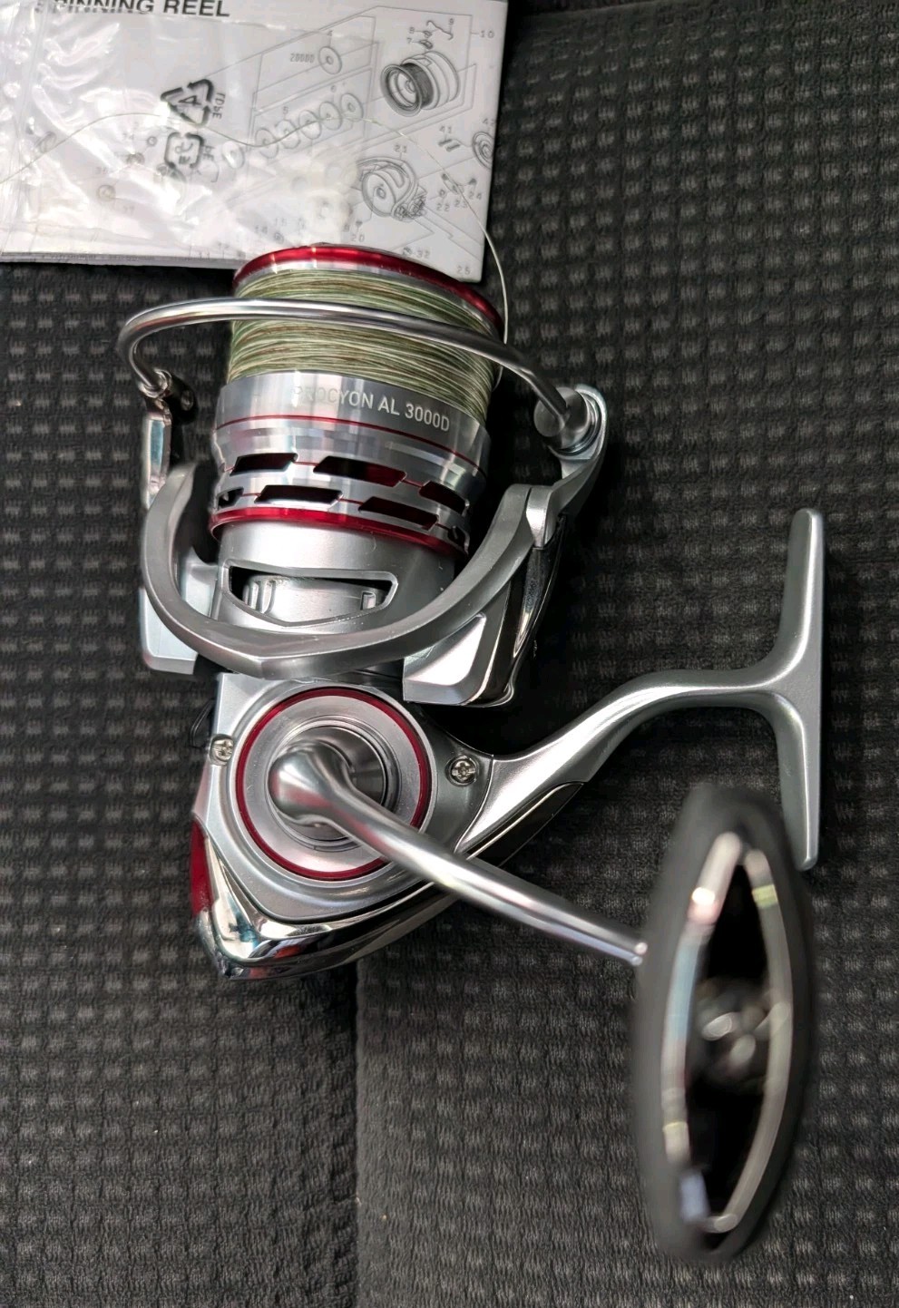 Daiwa Procyon AL 3000 5.2 1 Spinning Reel – Silver