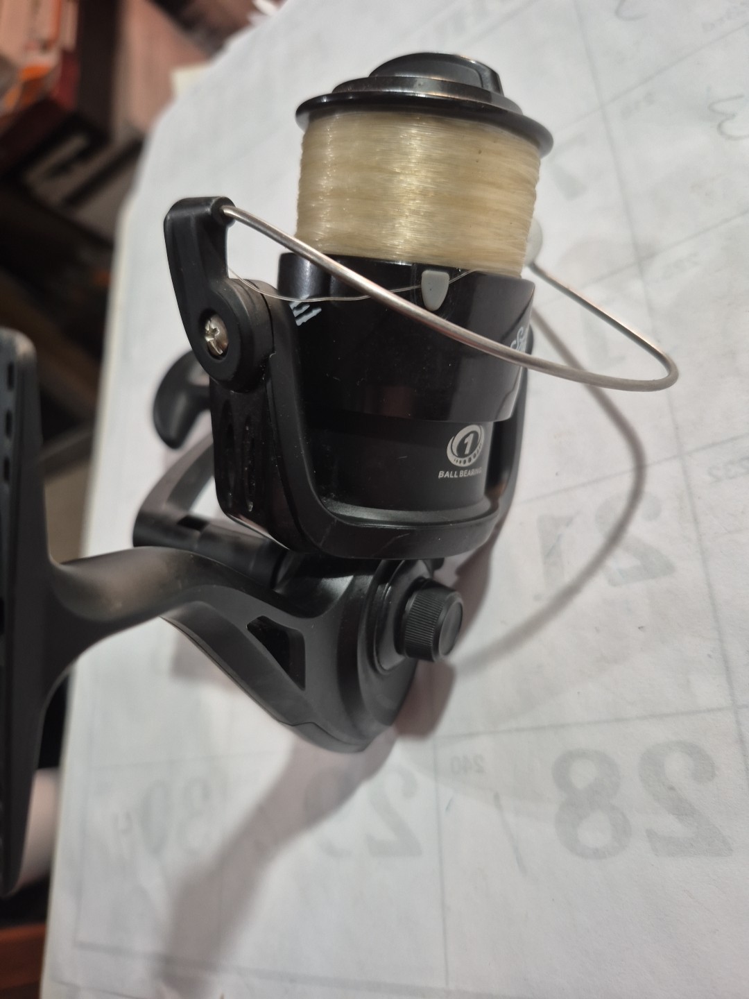 Shakespeare Tiger TGRB50 spinning FISHING reel BLACK