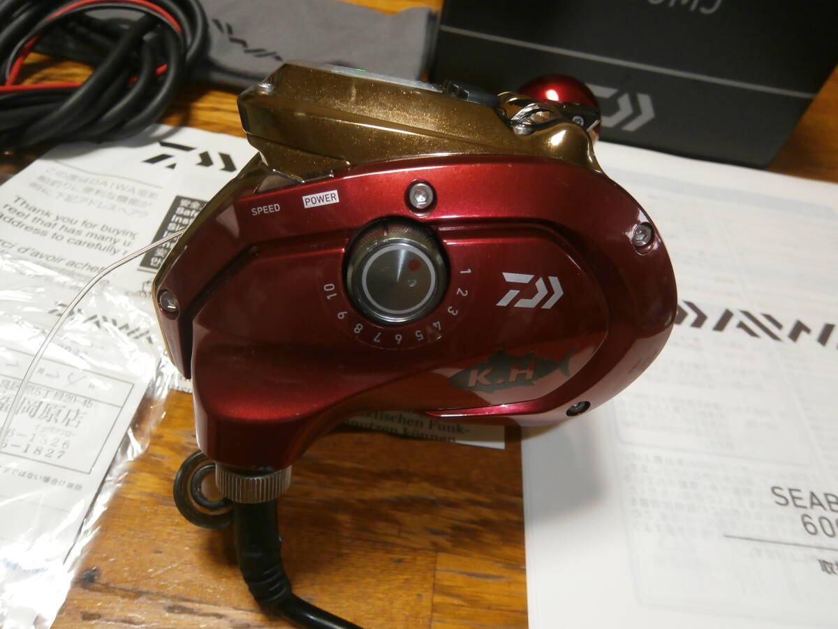 DAIWA Electric Reel SEABORG 600MJ RH Right 3.6:1 Saltwater Fishing Exc+++