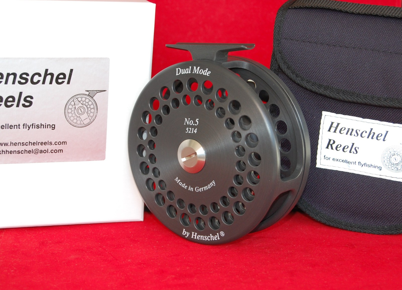 HENSCHEL DUAL MODE # 5, 13-20 saltwater fly reel – Anti Reverse + Direct Drive