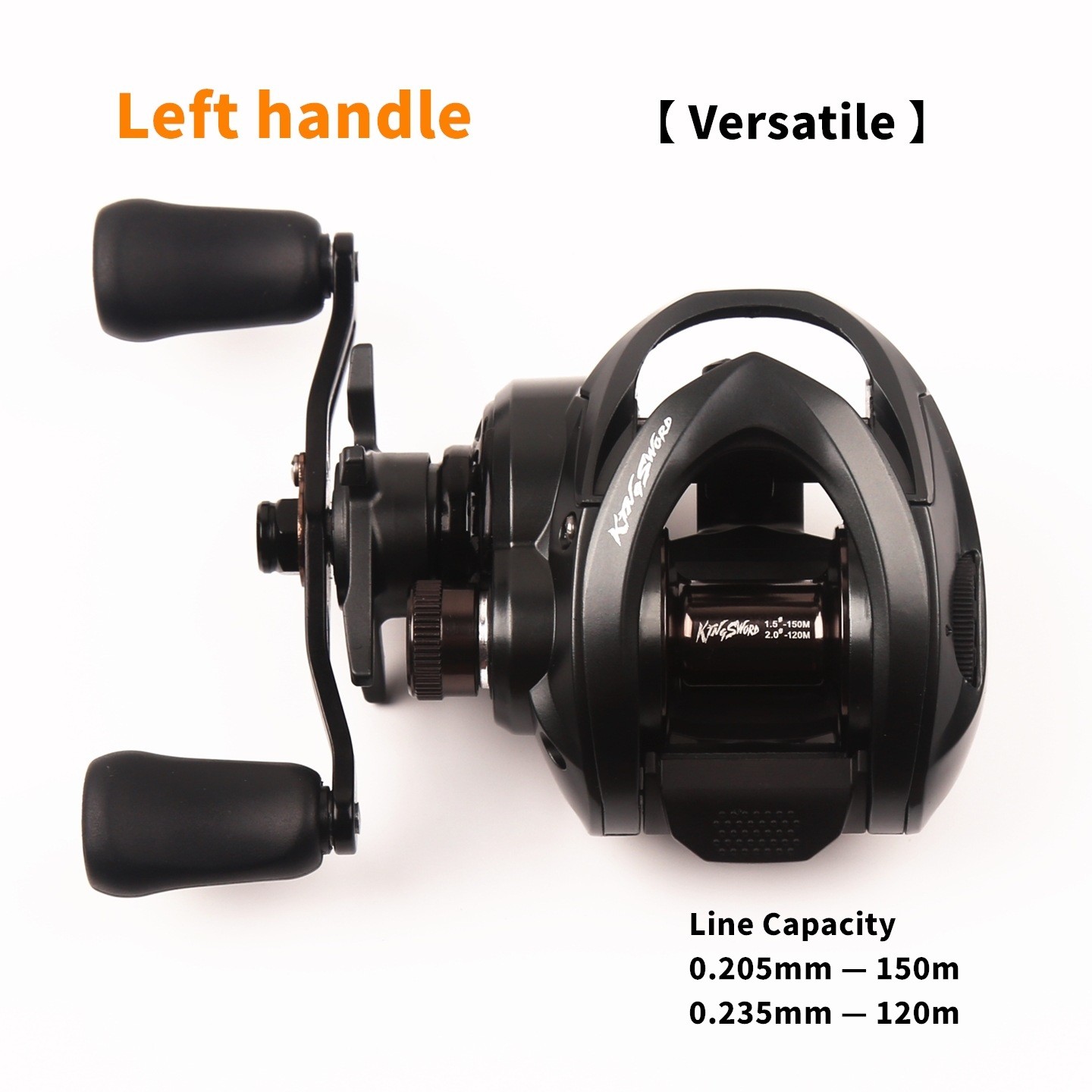 UltraLight Carbon Fiber Baitcasting Fishing Reel 7.0:1Gear Ratio 17.6LB Max Drag