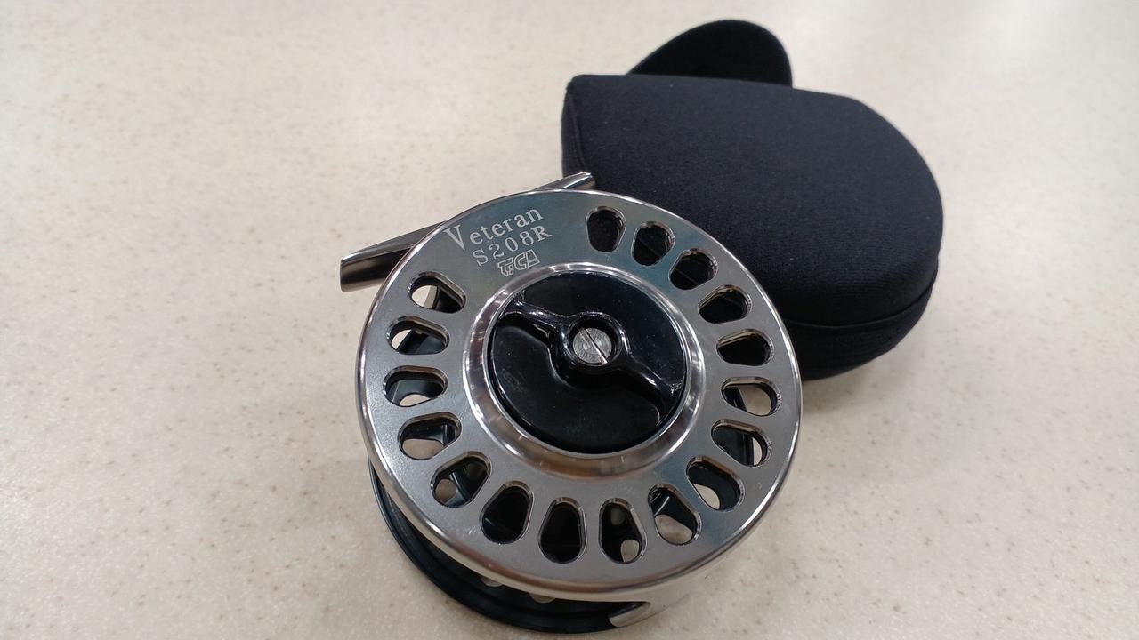 TICA Veteran S208R Fly Reel Diameter 80mm 175g With Case From Japan