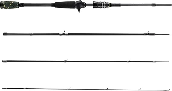 Abu Garcia Salty Style Colors Pack Rod Series Saltwater Fishing Rod