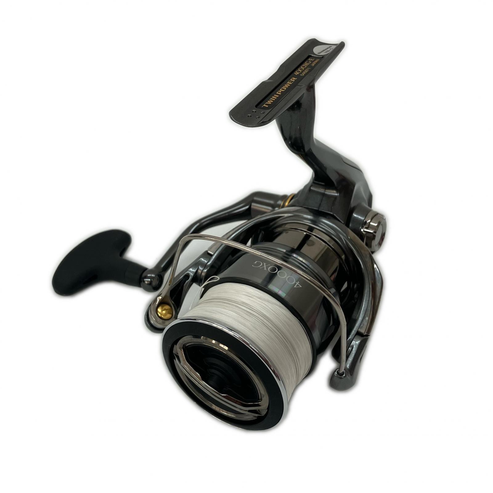 SHIMANO Spinning Reel 24 TWIN POWER 4000XG Gear Ratio: 6.2 SILENTDRIVE Exc+++
