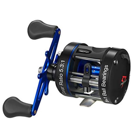 Chaos XS Round Reel – Reinforced Metal Body Round Baitcasting 40 Right Handed