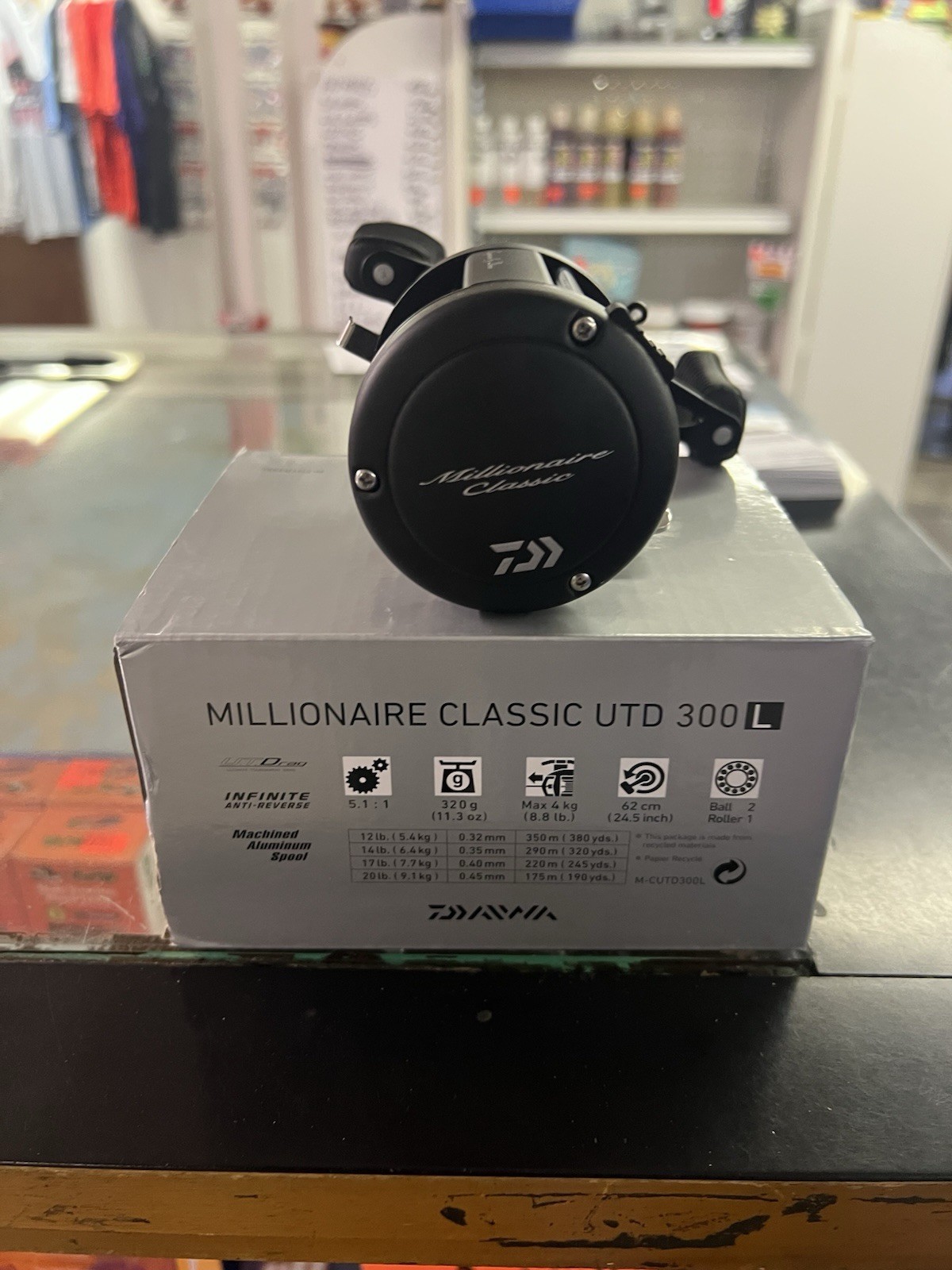 Daiwa Millionaire Classic UTD MCUTD300L Left-Handed Baitcasting Reel