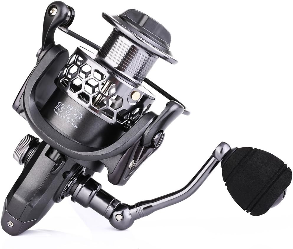 Fishing Reel 13 1BB Light Weight Ultra Smooth Aluminum Spinning Fishing Reel W/