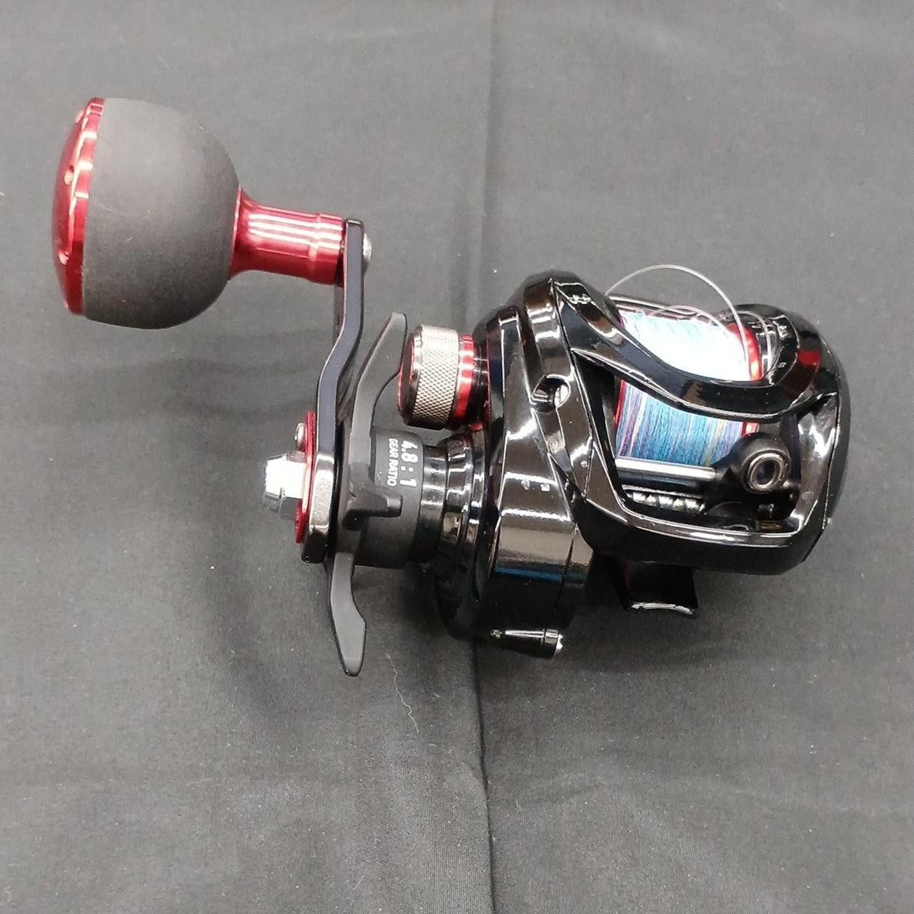 Daiwa FUNE XT 150P-OP Right Hand Baitcasting Fishing Reel PE3 Line Included USED