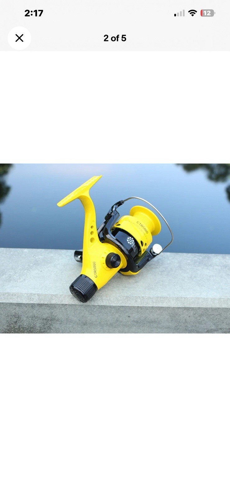 YUMOSHI 12BB Fishing Reels Plastic Fishing Reel Rear Drag CTR5000 Plastic SpC5