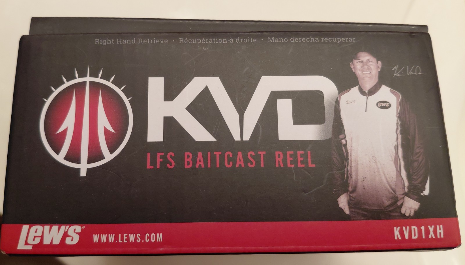KVD LEWS BAITCAST REEL, KVD1XH, 8.3.1 10 BEARINGS, 7.20Z, RIGHT HANDED