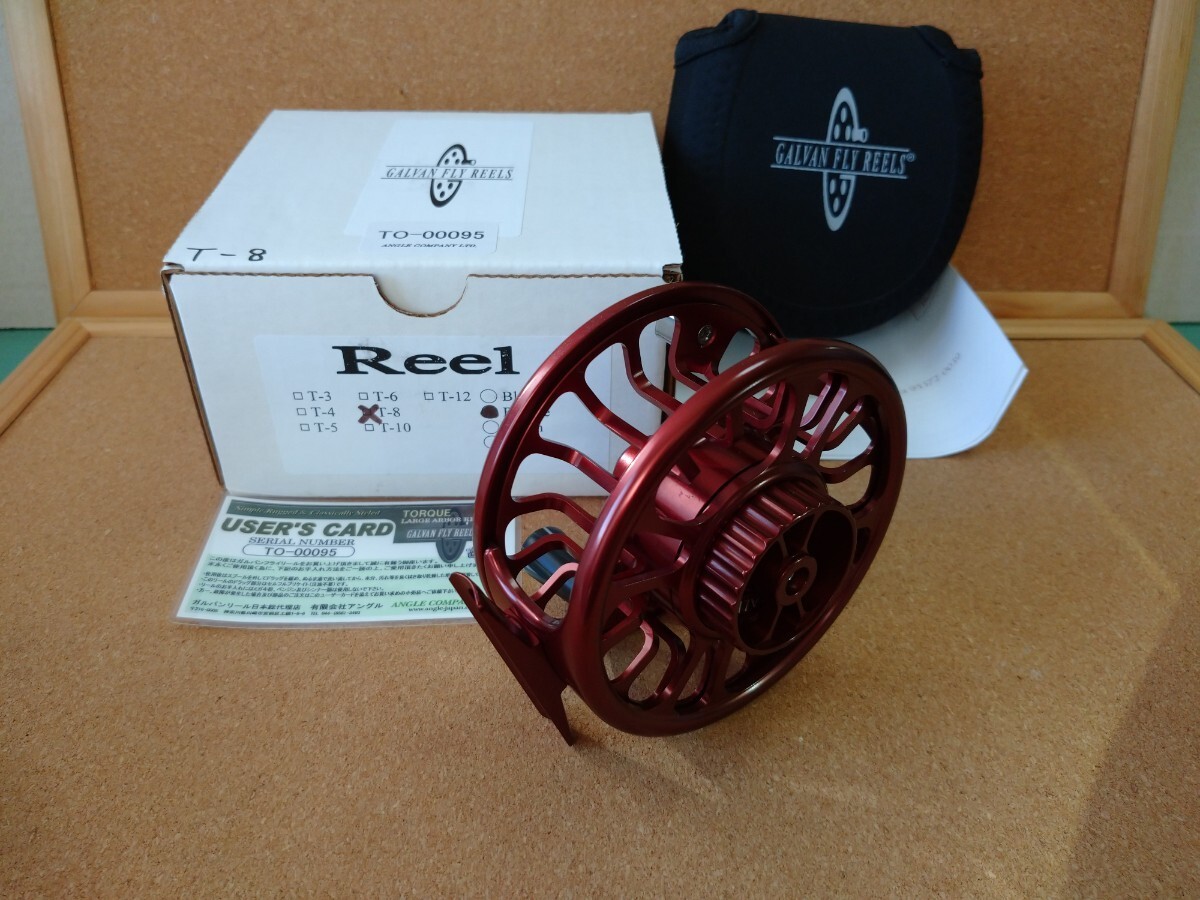 Galvan Torque T-8 Bronze Fly Fishing Reel Right Left Hand W/ Box Pouch „Unused“