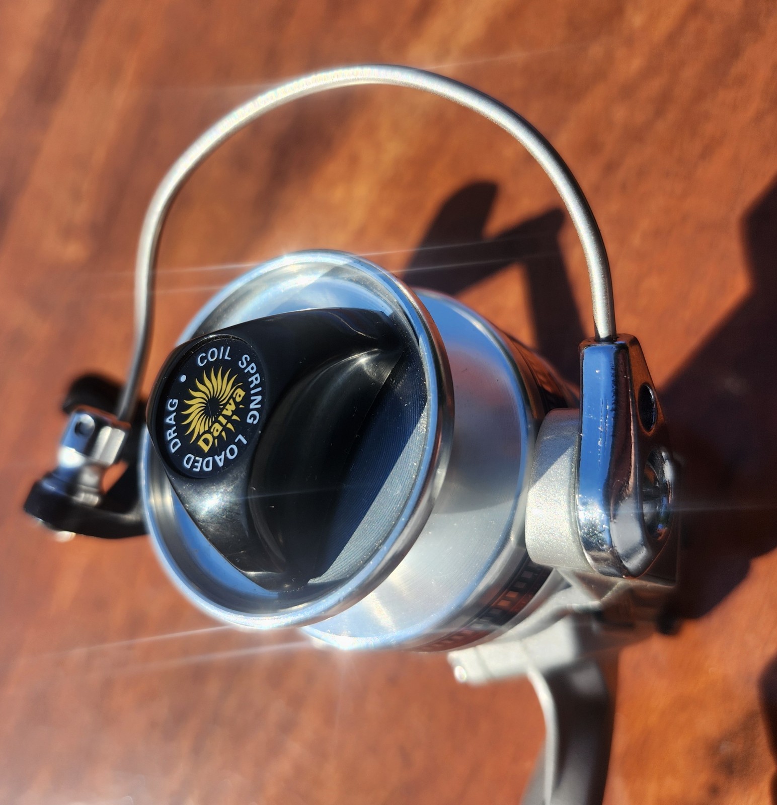 Vintage DAIWA Regal Silver RS1300 Spinning Fishing Reel Box Papers Nice Japan