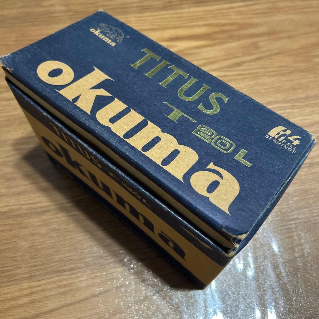 Okuma Titus 20L Fishing Reel Push-type Full Set Function Navy Blue PE8 400m