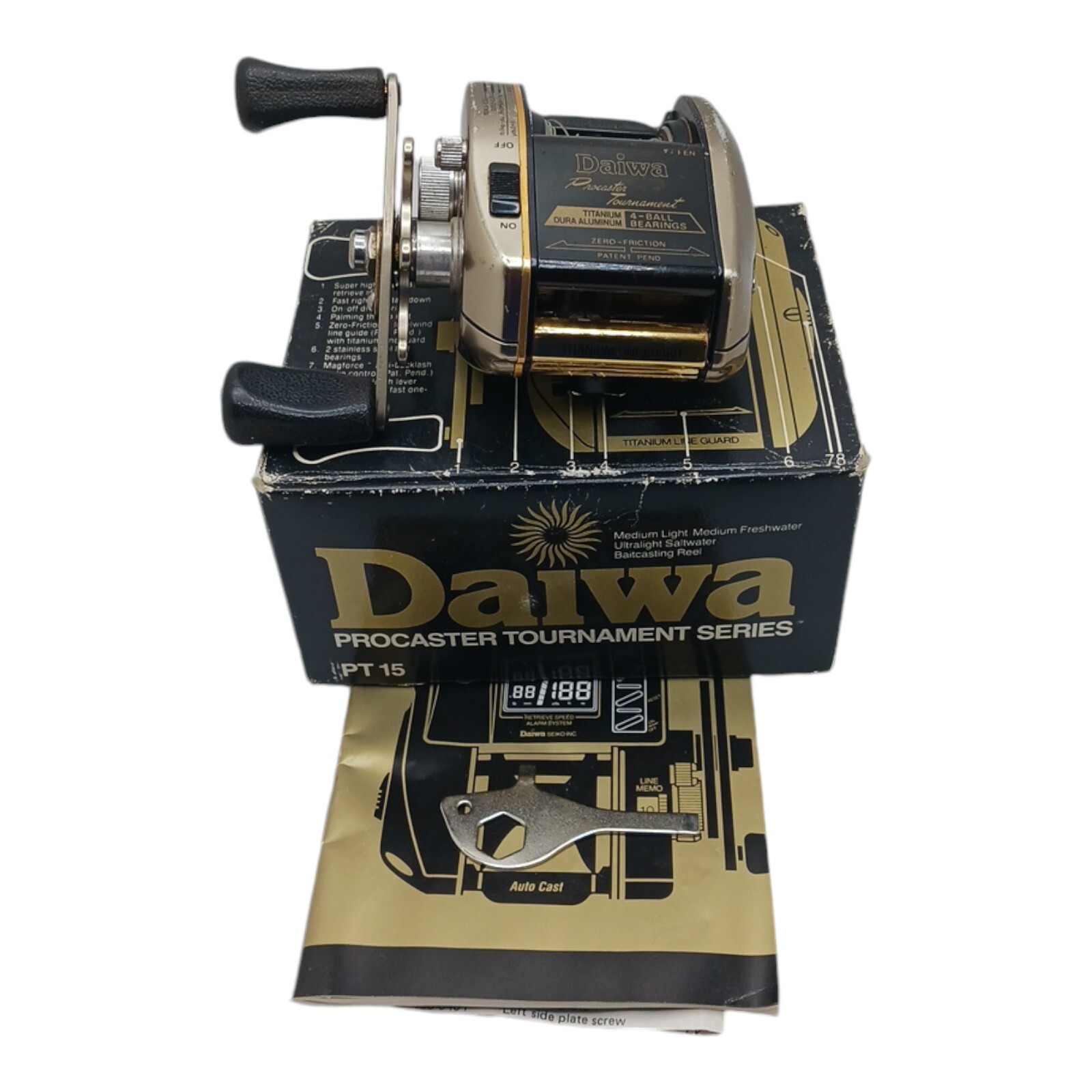 Daiwa Procaster Tourament PT 15 Mechanically Sound Drag,Anti Reverse,Thumb Cast