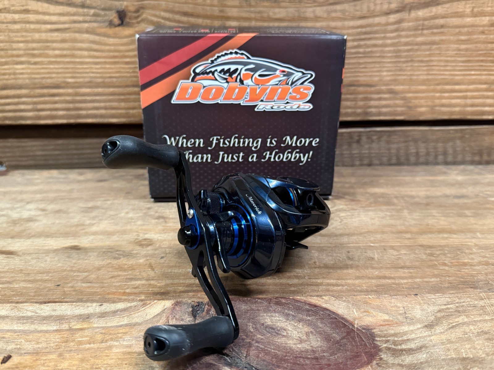 Dobyns Rods Maverick Bait Casting Baitcaster Reel Right Hand 6.5 Blue