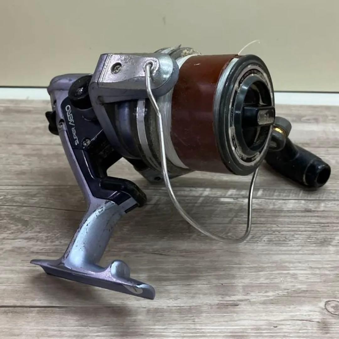 A-Wall Shimano Super Aero 5000 Throwing Fishing Reel Showa Retro Fishing Gear