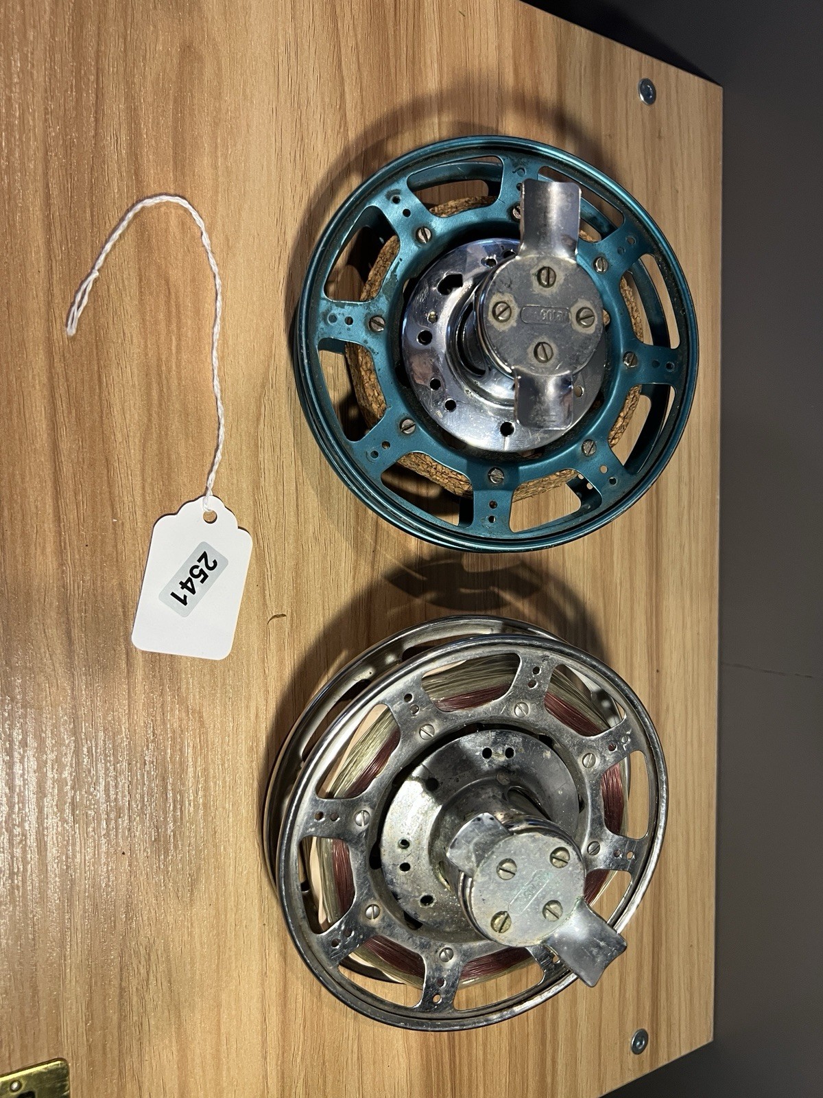 Pair Vintage Winona 105 Fishing Reels #105 – Fair Working Condition, Stored.