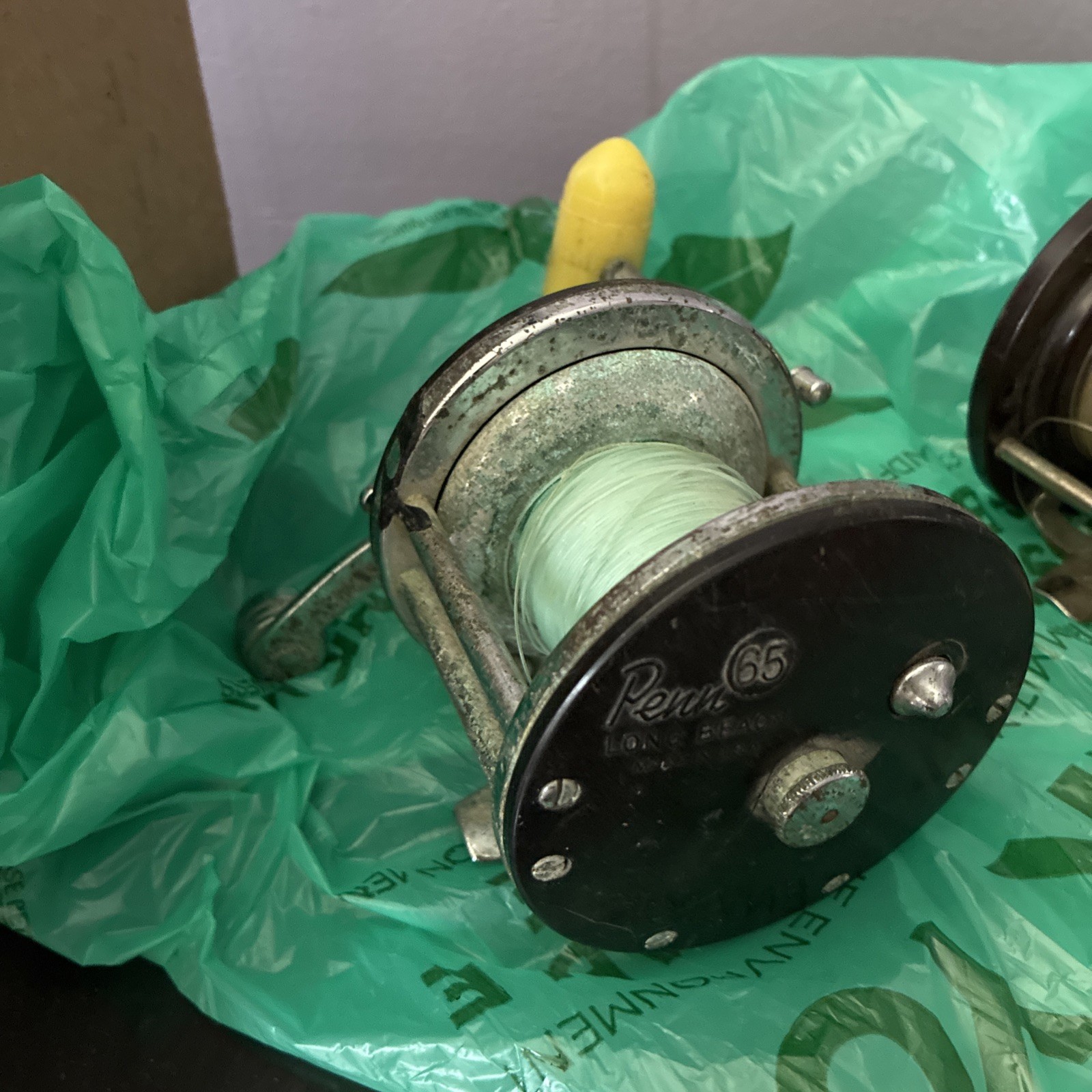 Penn Saltwater Fishing Reel Pair 65 Long Beach & 85 Tested And Working USA