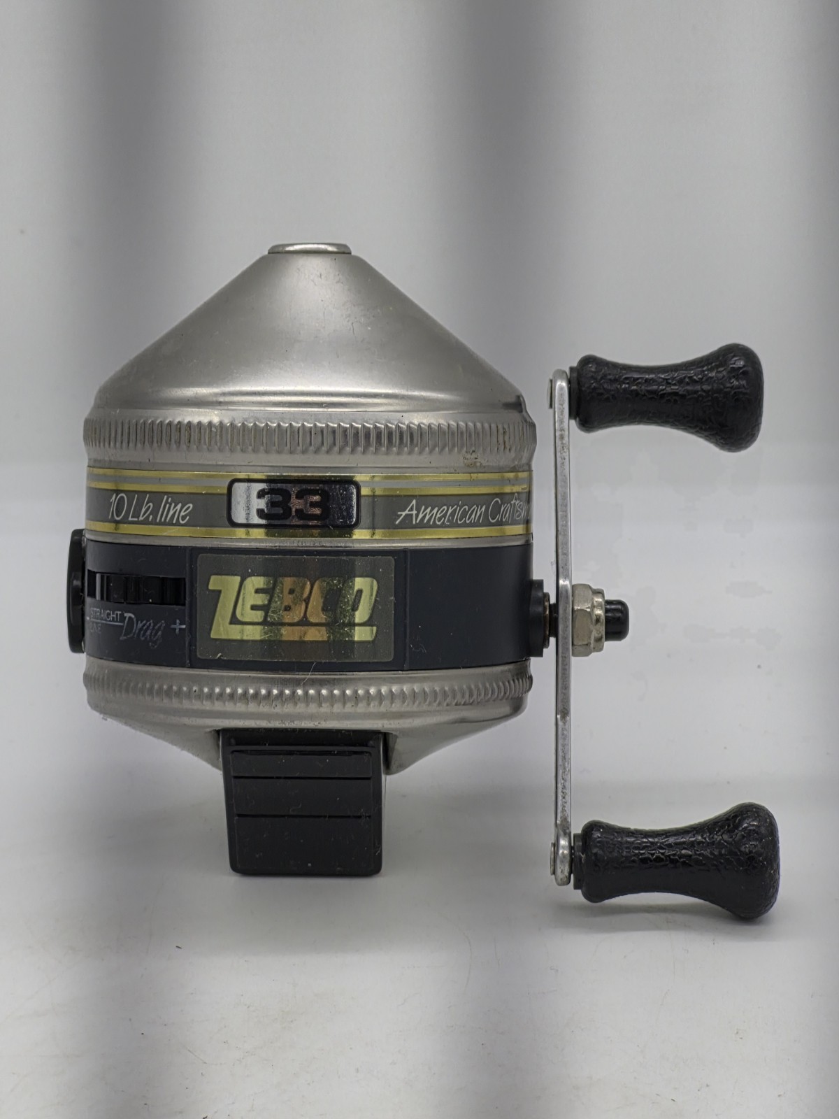 Vintage Zebco 33 Spin Cast Fishing Reel Made in the USA !!