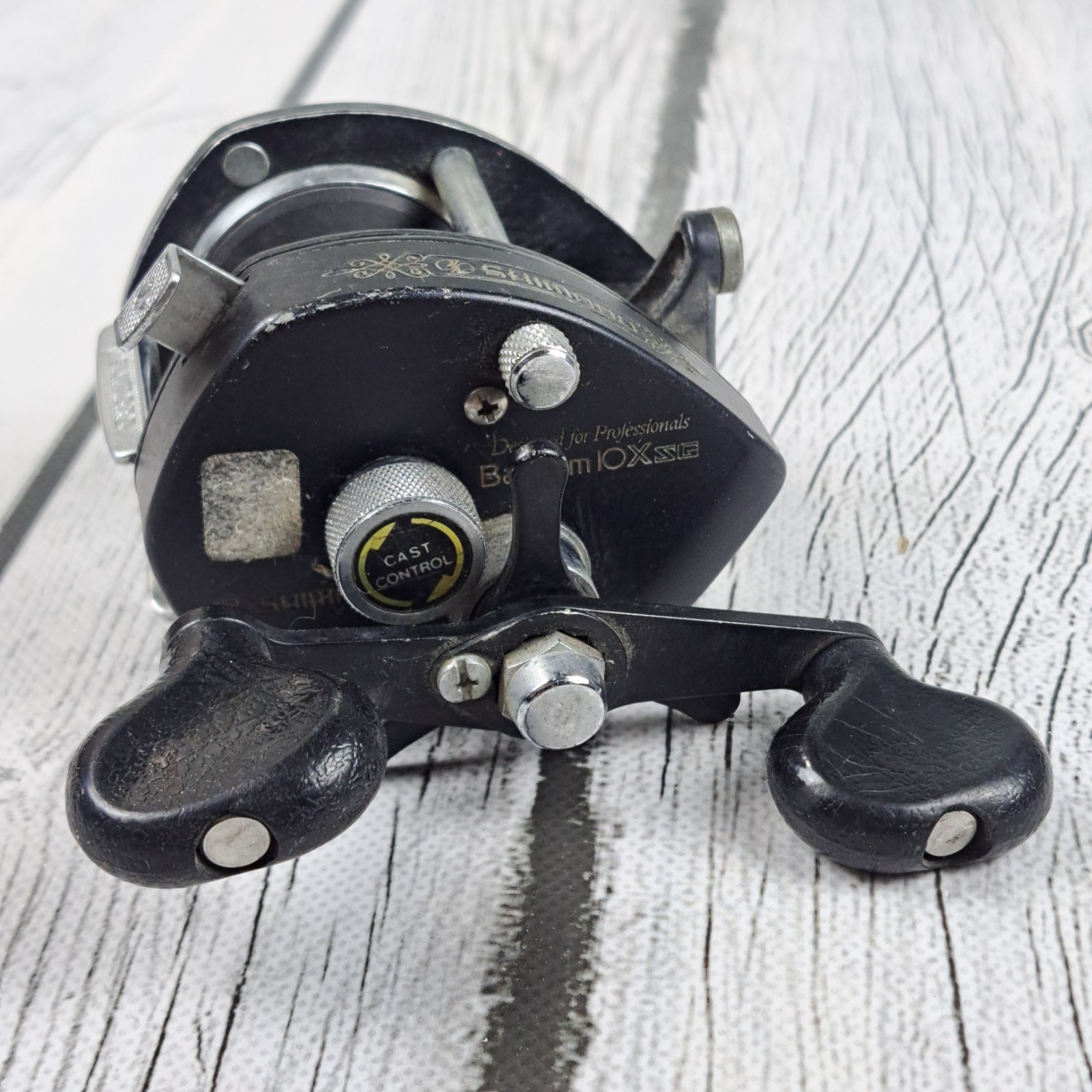 Vintage Shimano Bantam Mag 10x SG Black Japan Bait Casting Fishing Reel RH