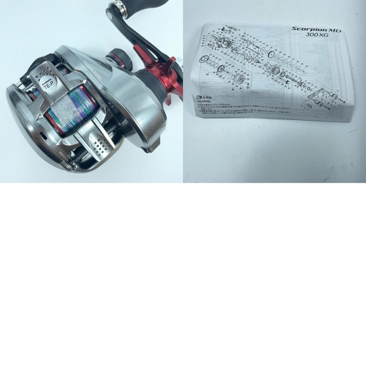 Shimano Bait Reel 21 Scorpion MD 300XGLH Used