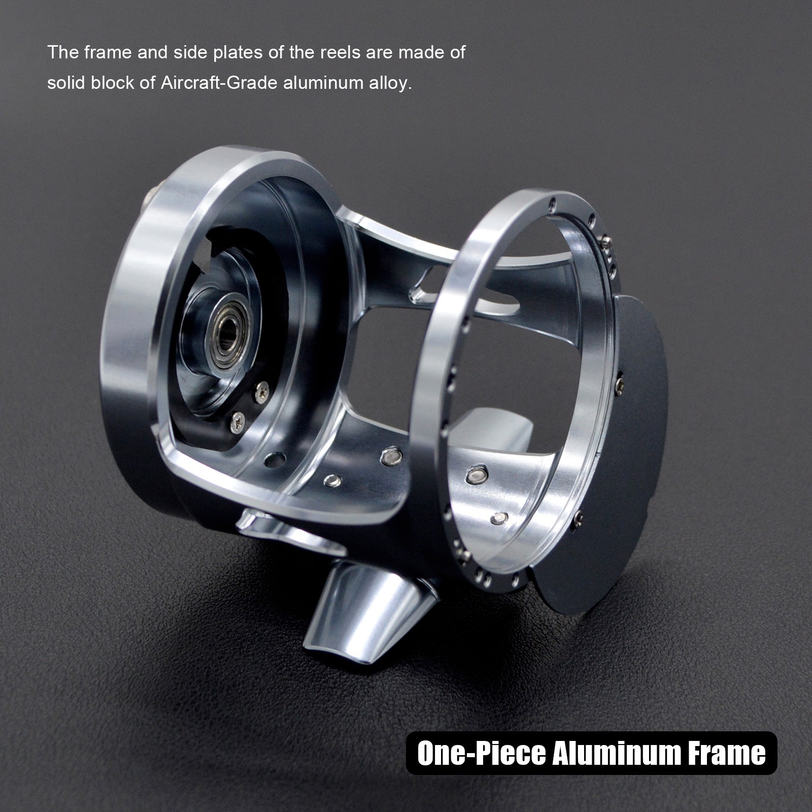 CAMEKOON Savage Jaws Trolling Fishing Reel 6.3 High Speed for Saltwater Big Game