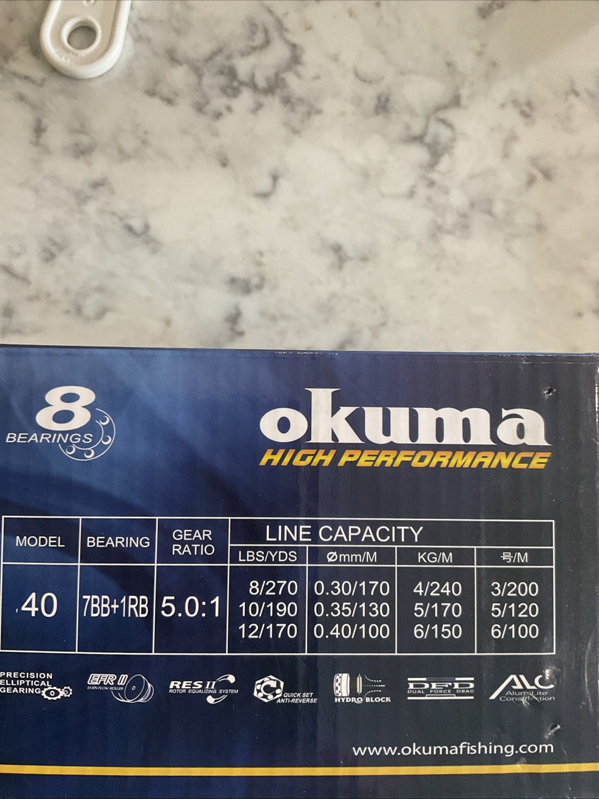 OKUMA RAWII 40 NEW IN BOX