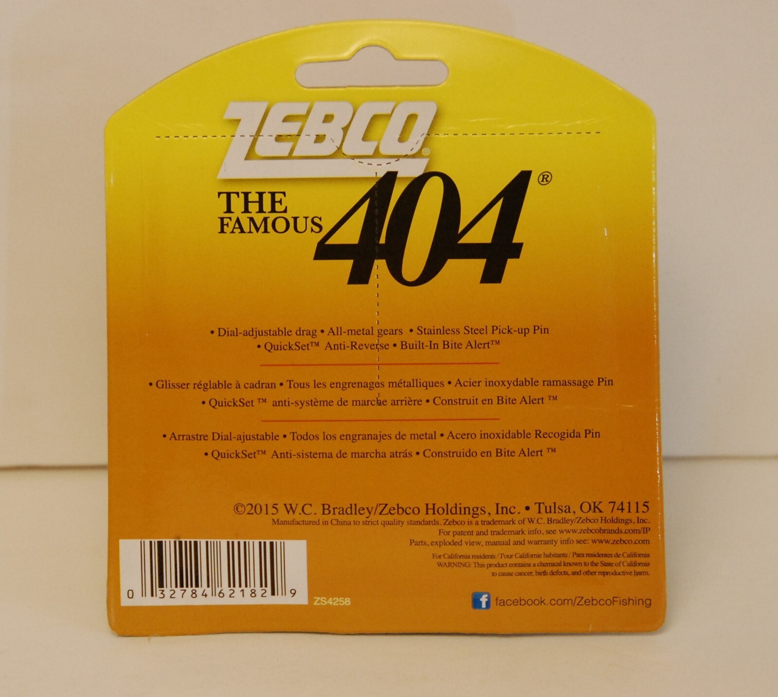 ZEBCO 404 FISHING REEL