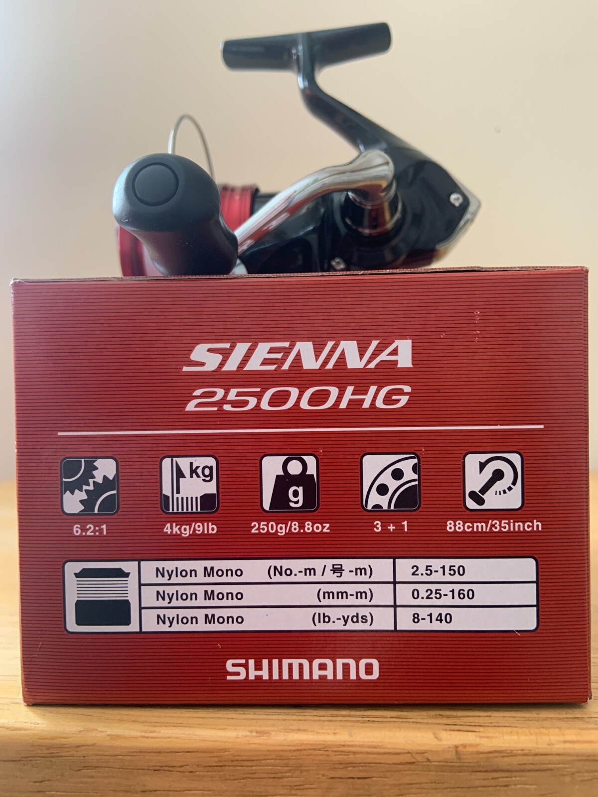 Shimano Sienna SN2500HGFG Spinning Reel