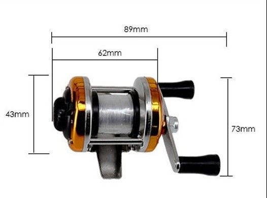 Ultra Light Crappie/Panfish MINI Baitcaster Fishing Reel – A Must Have!!