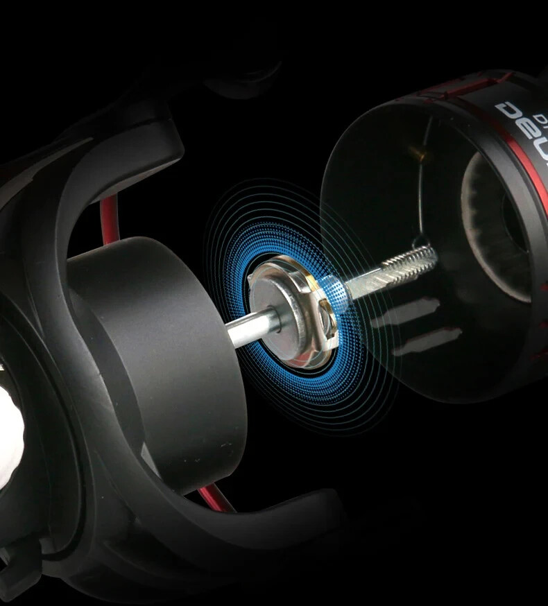 Fishing Reel Metal Foot 5+1BB Spinning Spool Max drag 15kg Outdoor Lure Throwing