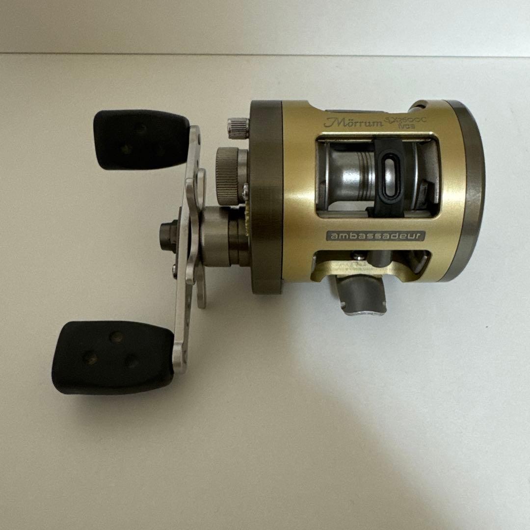 Abu Garcia Morrum SX3600C ICVB 50th Anniversary Baitcasting Reel Gold Silver