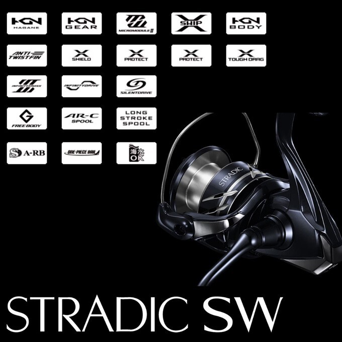 Shimano 24 Stradic SW 10000HG Spinning Reel Free shipping Ship from Japan „New“