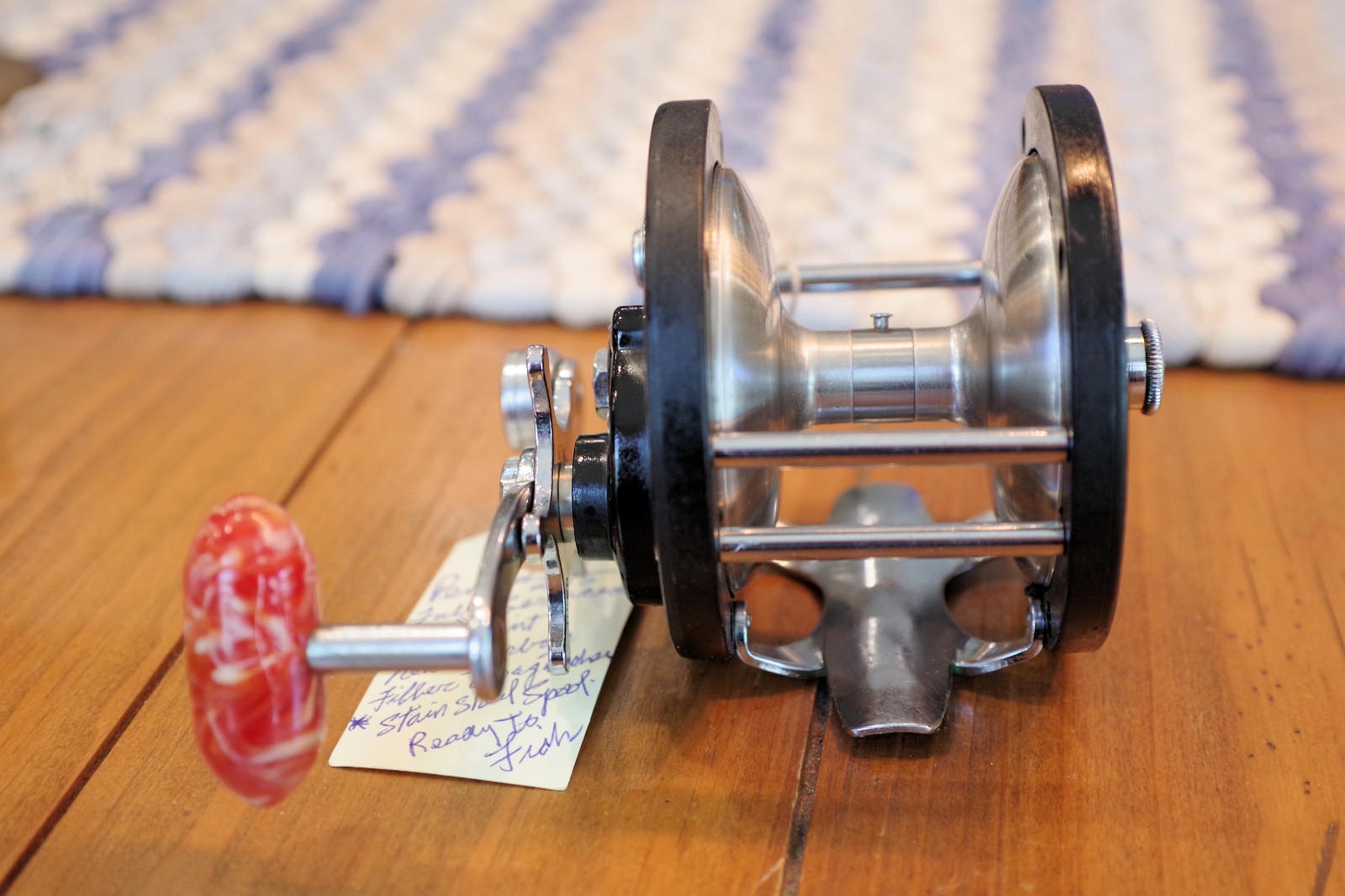 VINTAGE…..PENN 285 CONVENTIONAL REEL…..NEAR MINT….SERVICED….NEW DRAG….