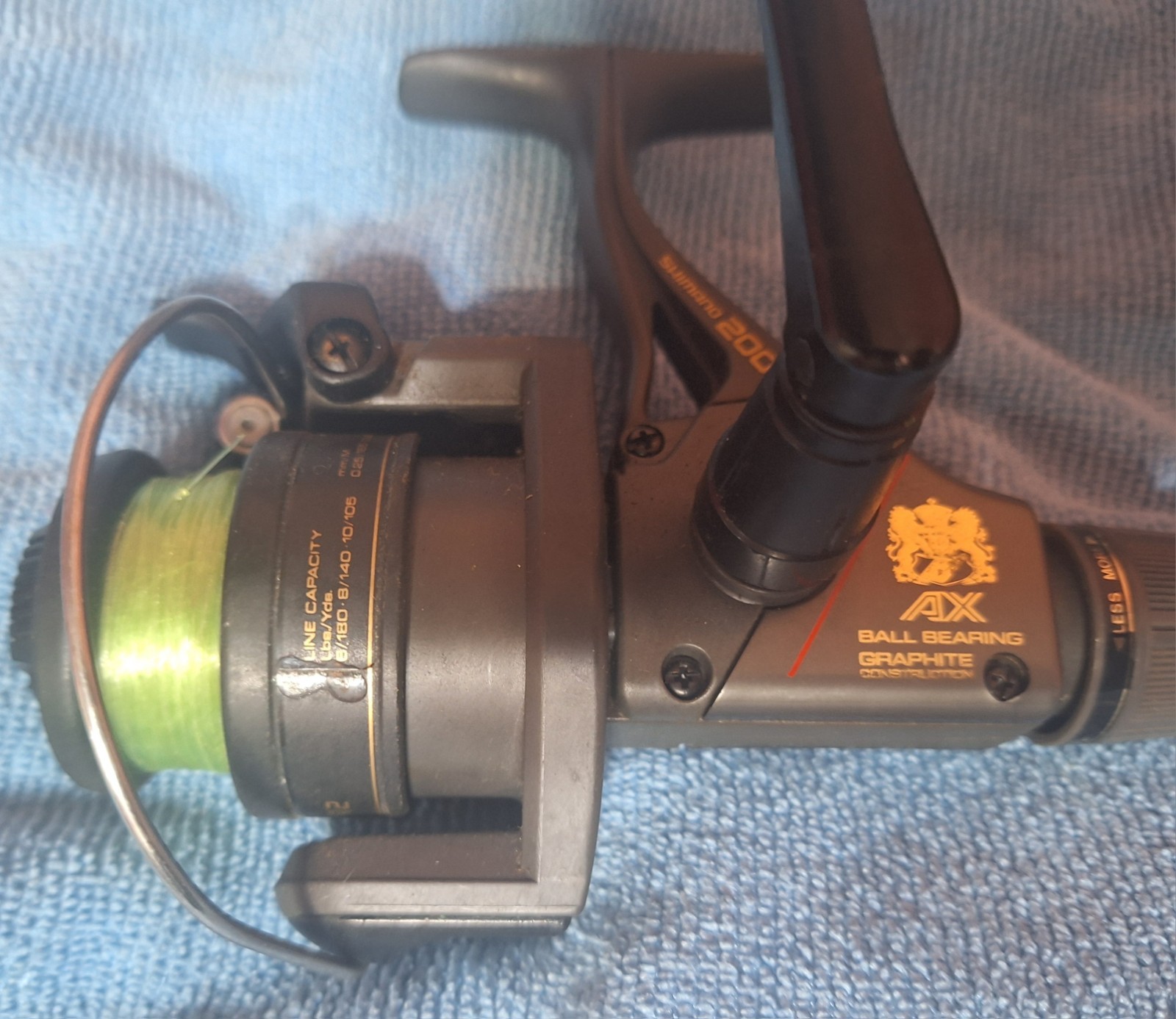 SHIMANO AX 2000 SPINNING REEL DYNA-BALANCE – REAR DRAG – NICE!!!