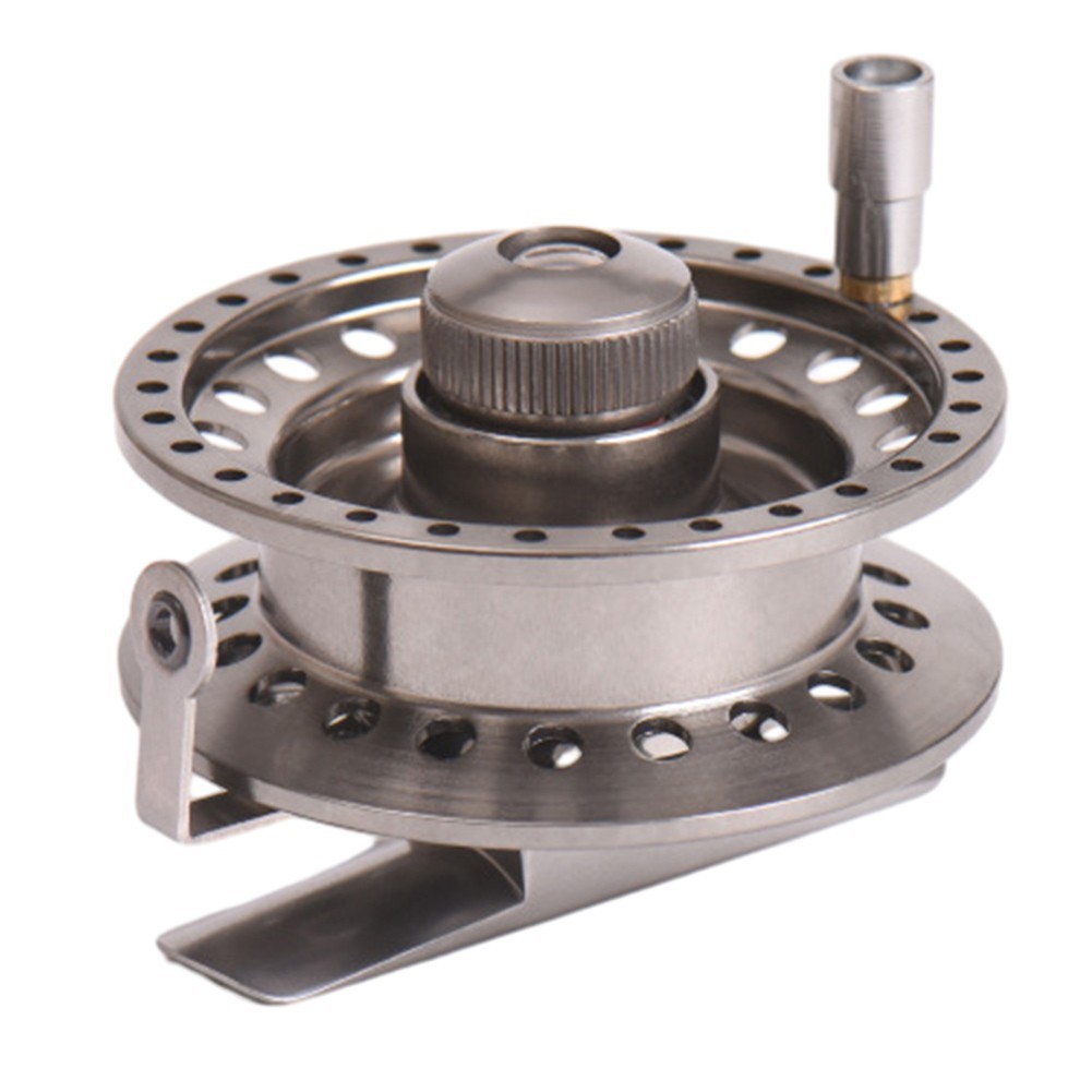 Advanced All Metal Ice Fishing Reel Right Hand Fishing Reel Guide Ring