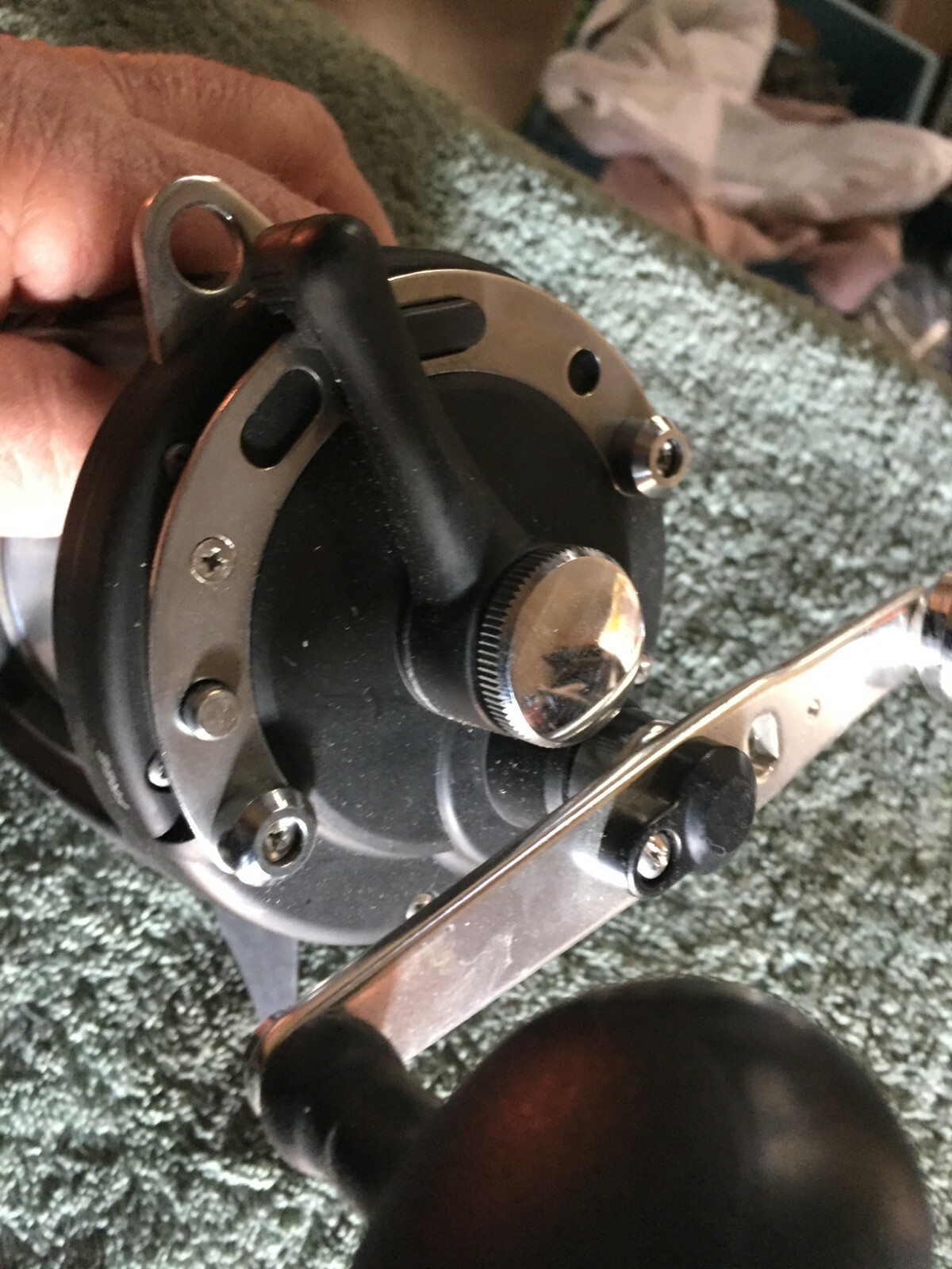 NEW Pflueger Contender G30 Lever Drag 4 Bearings 4.3:1 Ratio w/ Rod clamp