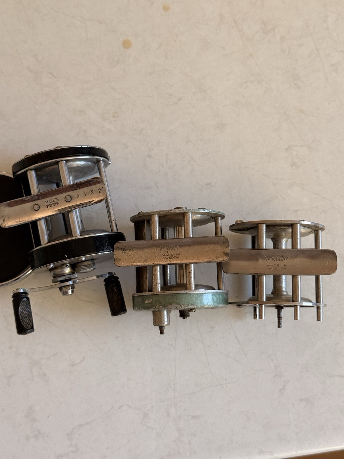 ‚ vintage ABU Record 2000/1500/1300 casting reel